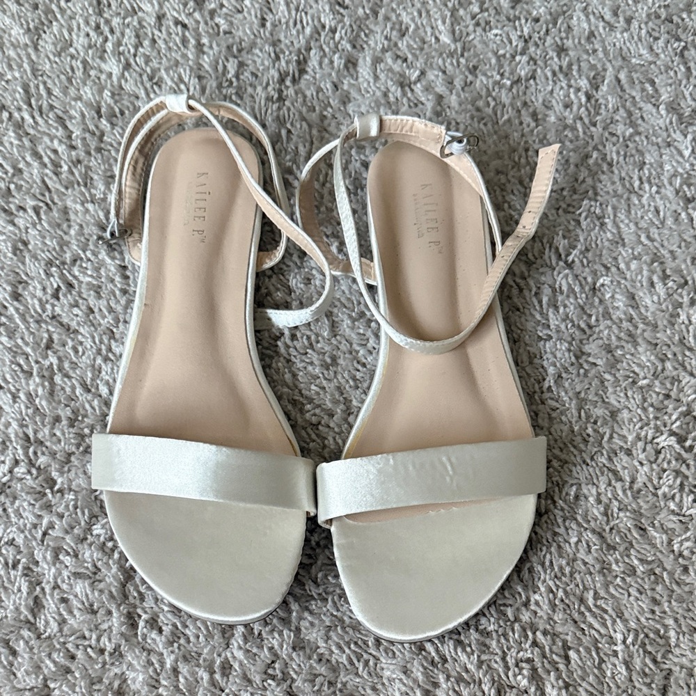 Kailee P.
Satin Flat Sandal with Ankle Strap - Picture 3 of 6